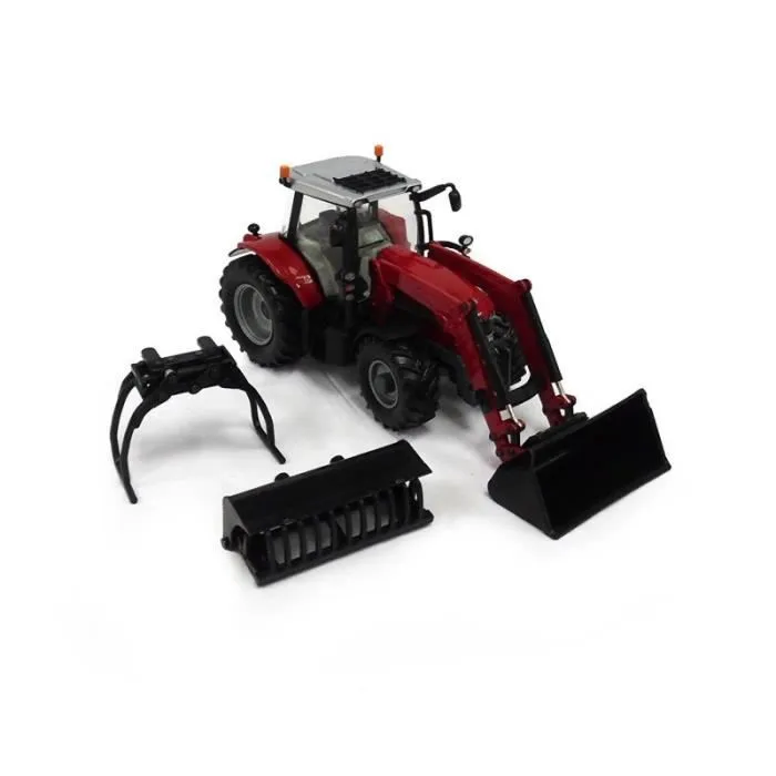 Tracteur miniature Massey Ferguson 6616 avec chargeur - Britains-2