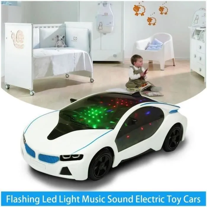 Voiture Jouet électrique TEMPSA LED éclair Musique - Garçon 3 ans et plus-3