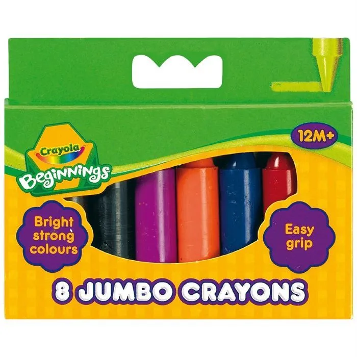 CRAYOLA 8 maxi crayons à la cire-0