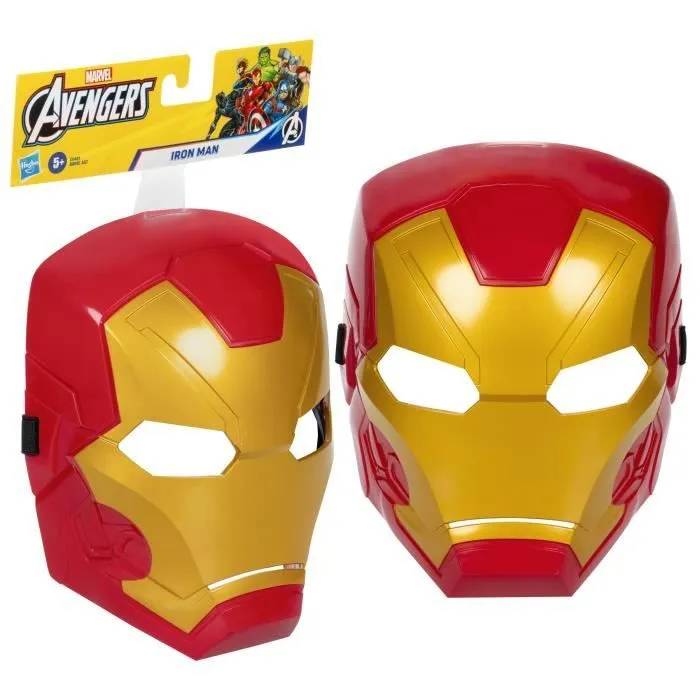 Masque d'Iron Man déguisement, design classique, pour enfants à partir de 5 ans, Marvel, Avengers: Endgame-0