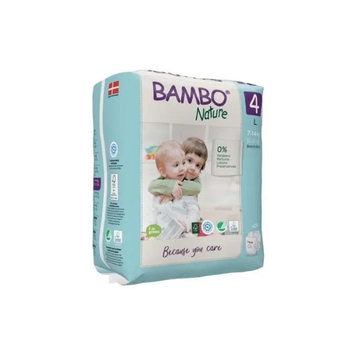 Bambo Nature Couche Taille 4 7-14kg 24 unités-0