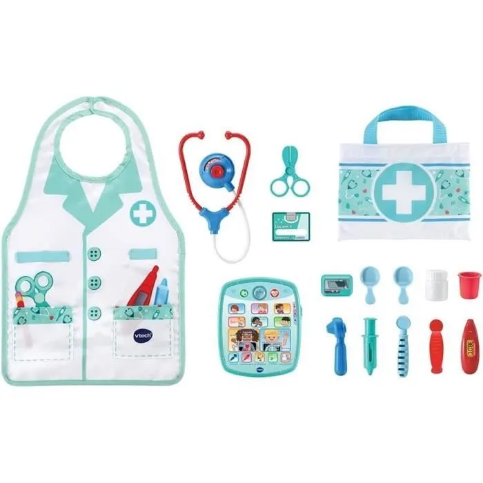VTECH - 1,2,3 Imite-Moi - Kit Apprenti Docteur Électronique - Jouet d'Imitation Enfant-7