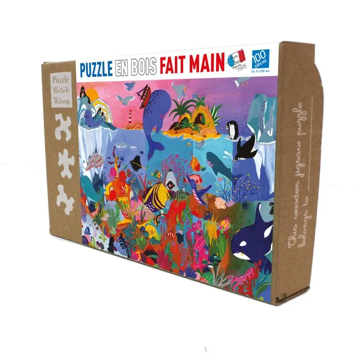 Puzzle Michèle Wilson - Sous les océans de Mathilde Joly - WILSON JEUX-1