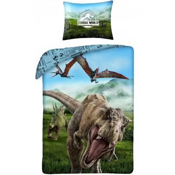 Jurassic World Parure de Lit Dinosaure Multicolore-0