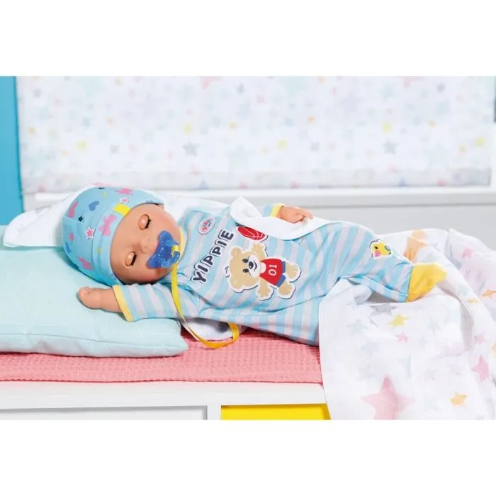 Poupée - ZAPF CREATION - BABY né Little Boy 36cm - Bleu - Mixte - 0 mois+-3