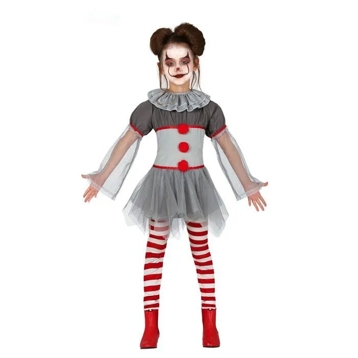 Déguisement clown psychopathe legging fille-2