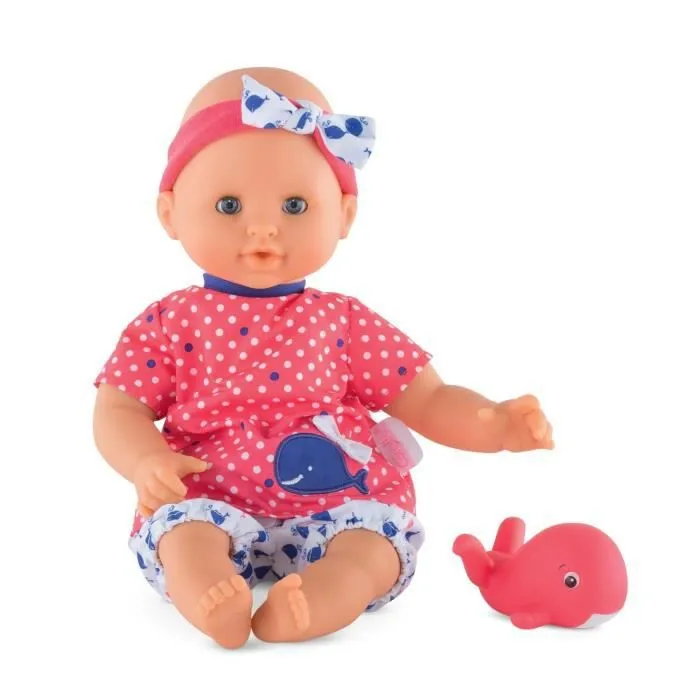 COROLLE - Mon premier poupon Corolle - Bébé bain Océane - Rouge - 18 mois - 30cm-3