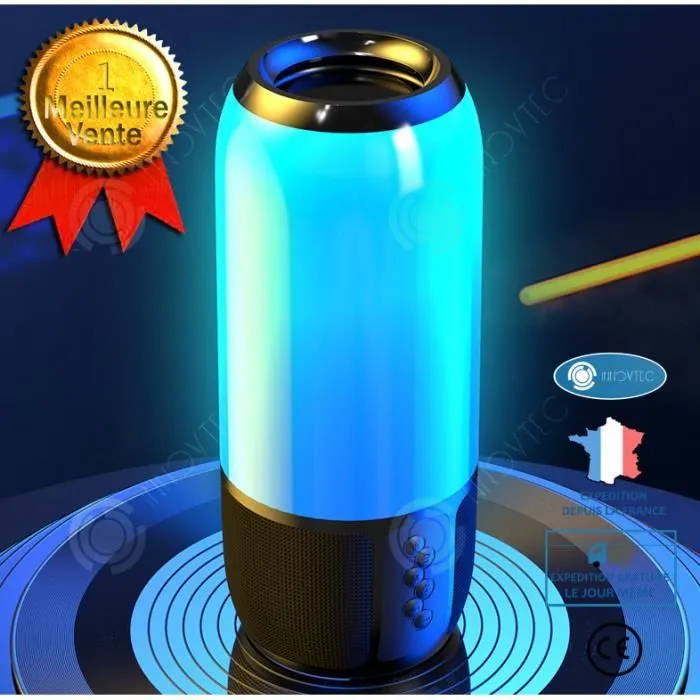INN® Veilleuse Bluetooth haut-parleur bluetooth lumière LED veilleuse bluetooth haut-parleur bluetooth sans fil lumières colorées-0