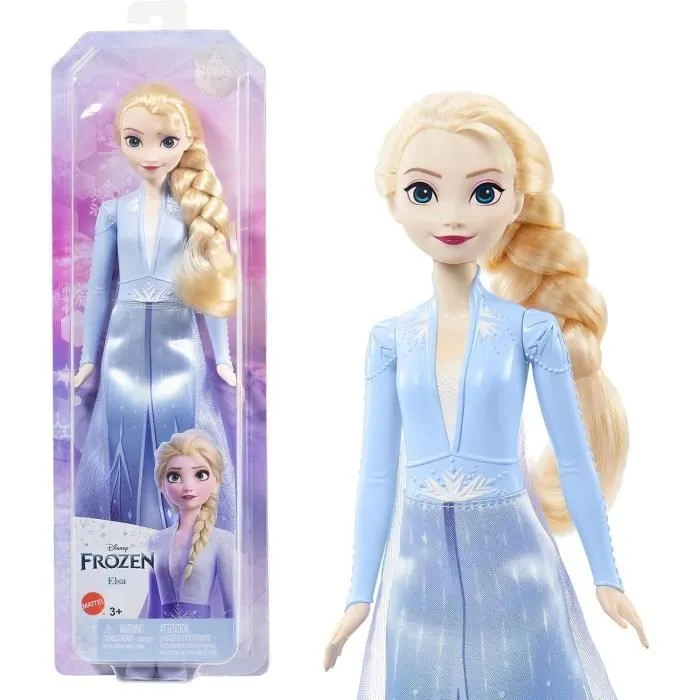 La Reine des Neiges 2-Elsa-Mattel Poupée Disney avec habillage et accessoires HLW48-0