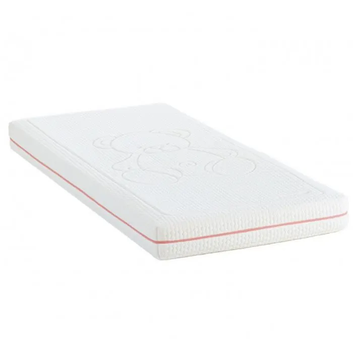 Matelas enfant MINEA SWEET DREAMS Rose 80x200 cm - Mousses Haute Densité & Supersoft-1