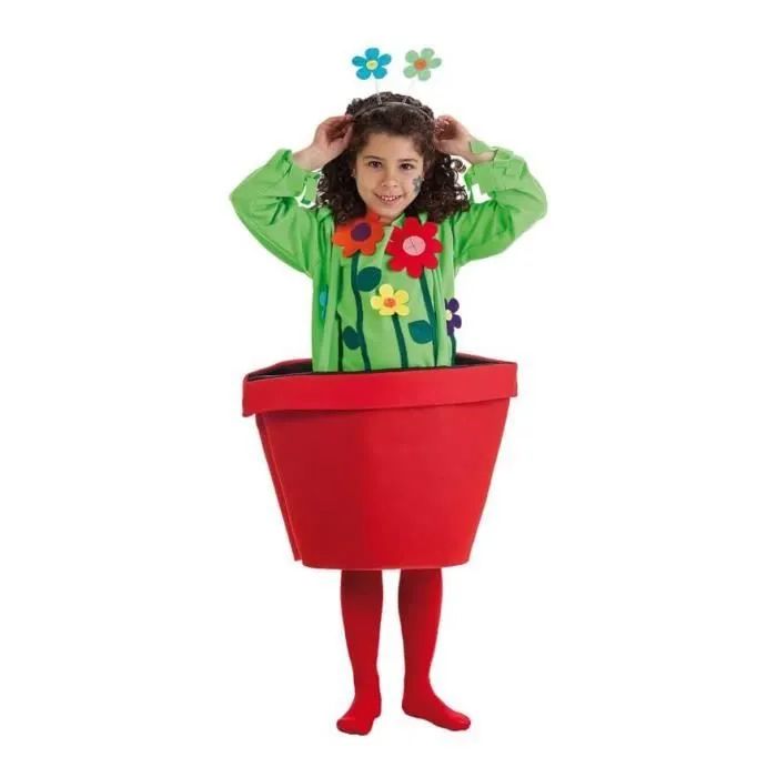Déguisement Fleurs en Pot pour fille-0