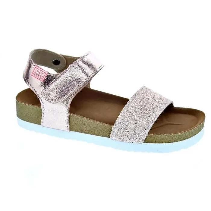 Sandales Enfant Fille - GIOSEPPO - Orange Cuivre - Fermeture Scratch - 100% Synthétique-0