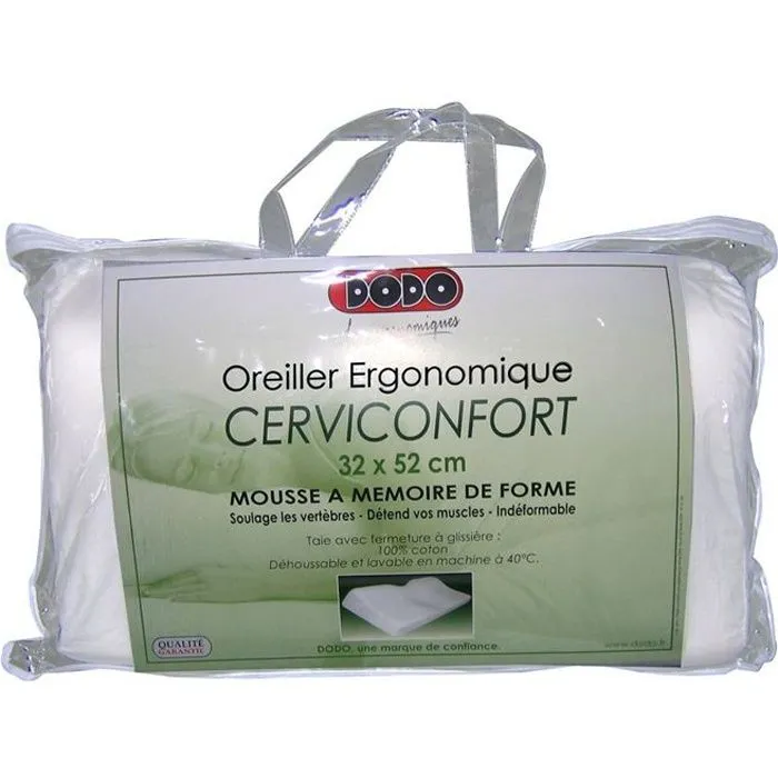 DODO Oreiller 32 x 52 cm ergonomique Cerviconfort-0