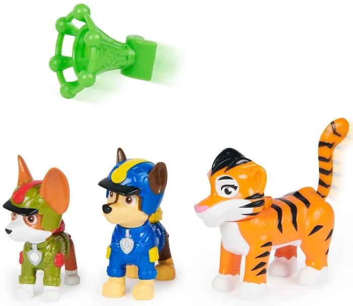 Ensemble Pat'Patrouille Jungle Pups figurines Chase Tracker + accessoires-3