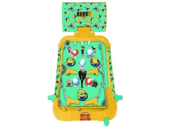 Flipper électronique de table Les Minions avec un superbe design, des sons, des lumières et un affichage du score sur écran-1