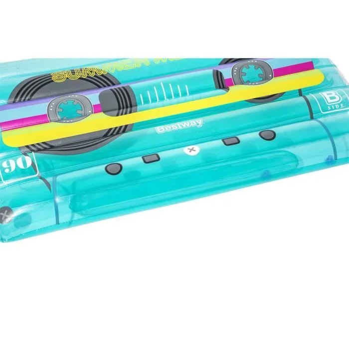 Matelas gonflable de piscine / Bouée - BESTWAY - Cassette Retro-1