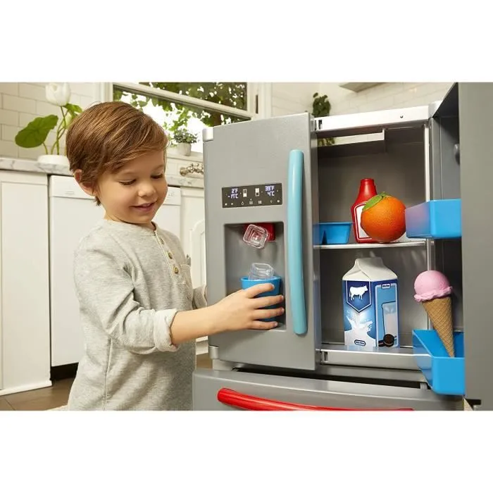 Little Tikes - Mon Premier Réfrigérateur Eléctronique - Interactif & Réaliste avec Sons - Appareil Ménager de Simulation pour-3