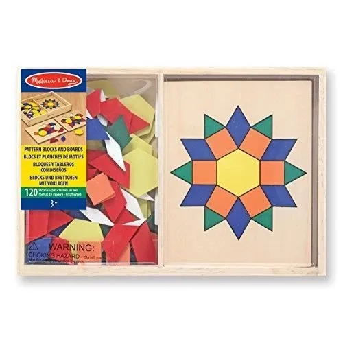 Melissa doug pattern blocks online