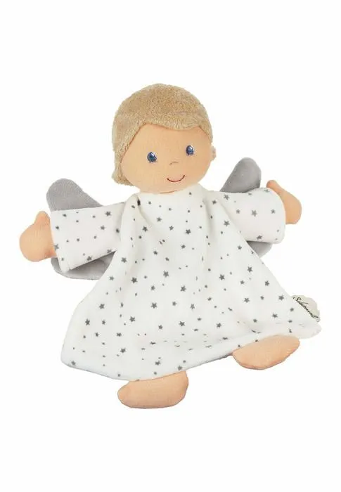 Peluche Sterntaler - 3212197 - Doudou Plat Ange Gardien, Pour Bebes Des 1 Mois, Taille M, 12 x 17 cm-3