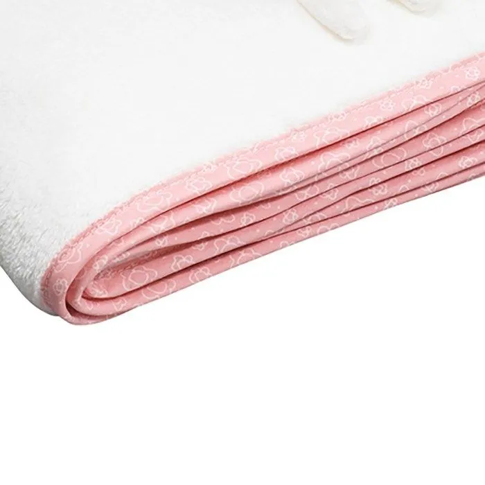 Couverture bébé - SAUTHON - Lilibelle - Blanc - 75x100cm - Polyester-2