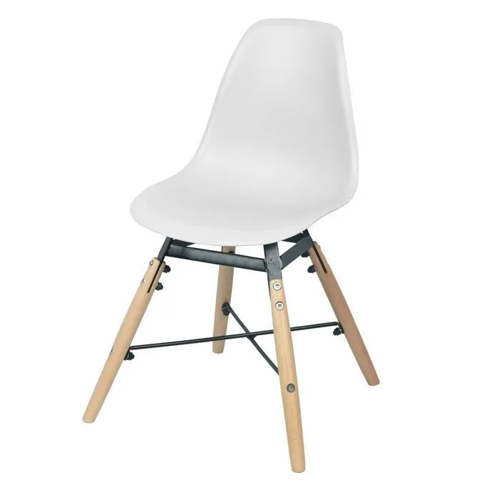 Urban Living - Chaise design scandinave enfant Judy - Blanc-0