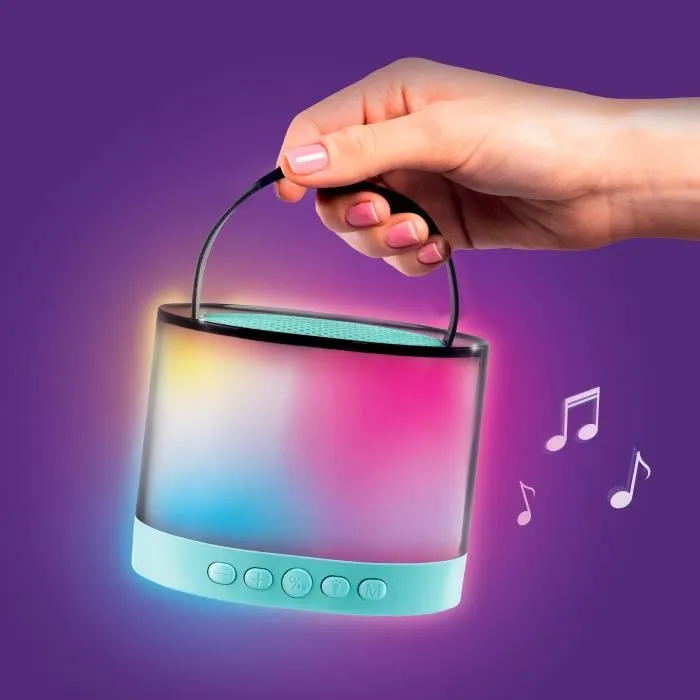 Canal Toys - Music Creator - Mini Station Karaoké - Enceinte lumineuse avec 2 microphones sans fil - INF 044-3