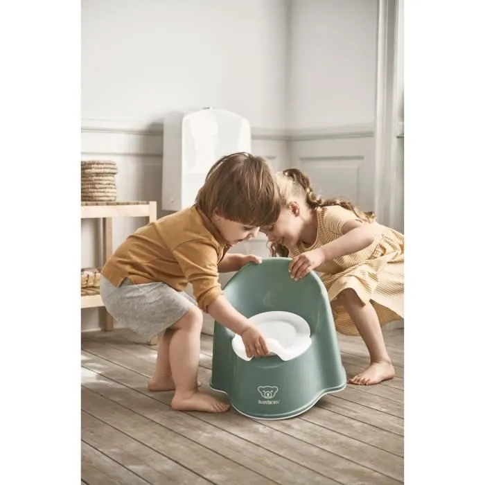 BABYBJÖRN Pot Fauteuil, Vert profond/Blanc-2