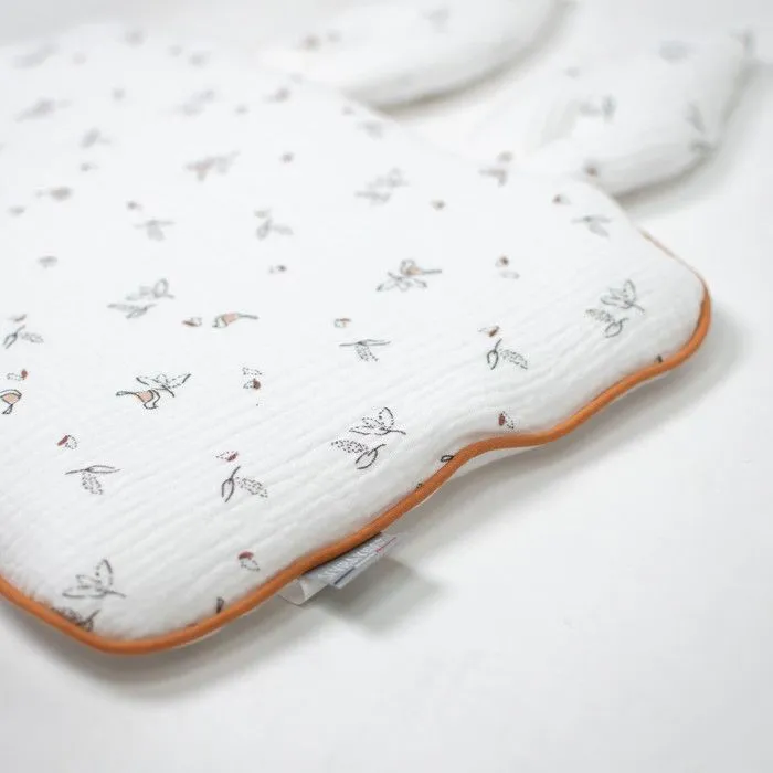 Oreiller extra plat lapin  Blanc 25 x 35 cm-2
