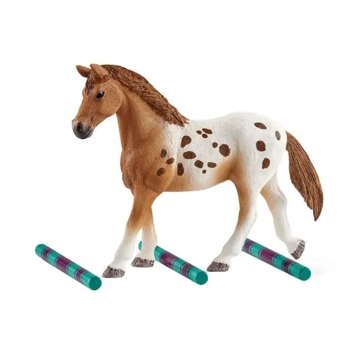 Figurine SCHLEICH - L'entraînement au concours d'Horse Club Lisa - Pour Enfant - Mixte - Extérieur - Marron-2