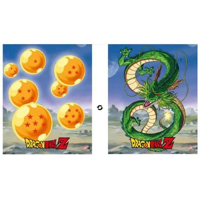 Dragon Ball Z - Affiche lenticulaire 3D Shenron déchaîné 28,7 x 23,5cm-2