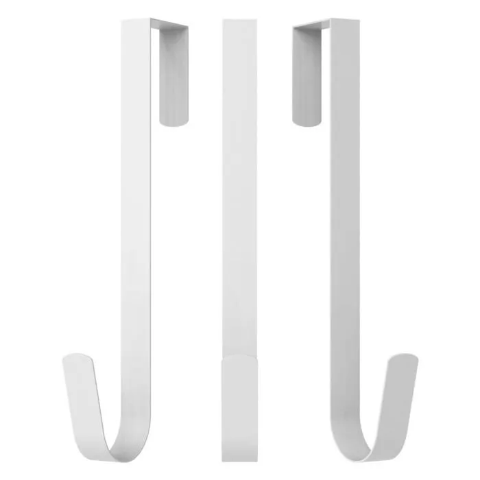Ansio - ANSIO 7323 - Support de Couronne de Noel pour Porte d'entree, 31,7 cm, pour decoration de Noel - Lot de 1 - Blanc-2