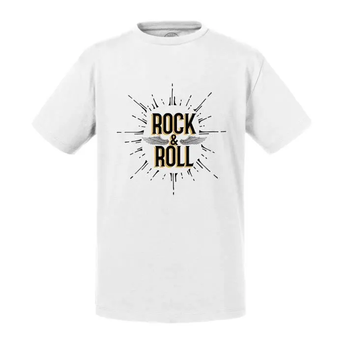 T-shirt Enfant - FABULOUS - Rock and Roll - 50% Coton - Lavable jusqu'à 60° - Manches Courtes-0