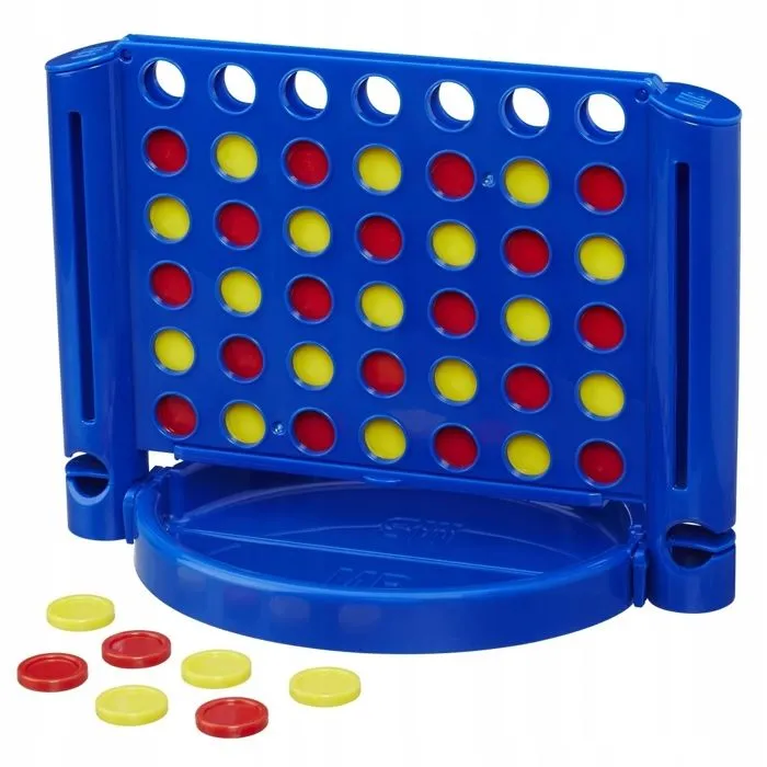 Jeu de société Connect 4 - Hasbro - Compact - Stratégique - Voyage-1