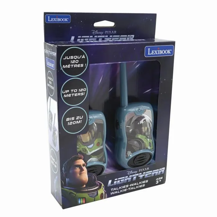 Talkies-Walkies LEXIBOOK - Buzz l'éclair - Portée 120m - Bleu - Enfant - Pile-1