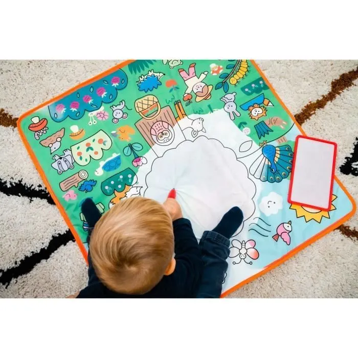Activité créative - NATHAN - Coloréo Baby - Colorier avec de l'eau, tapis et feutre adaptés-4