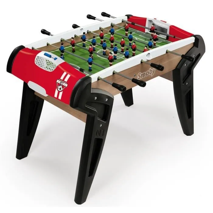 Baby Foot Smoby N°1 Evolution - Poignées Ergonomiques - Compteur de Points - 2 Balles Incluses-0