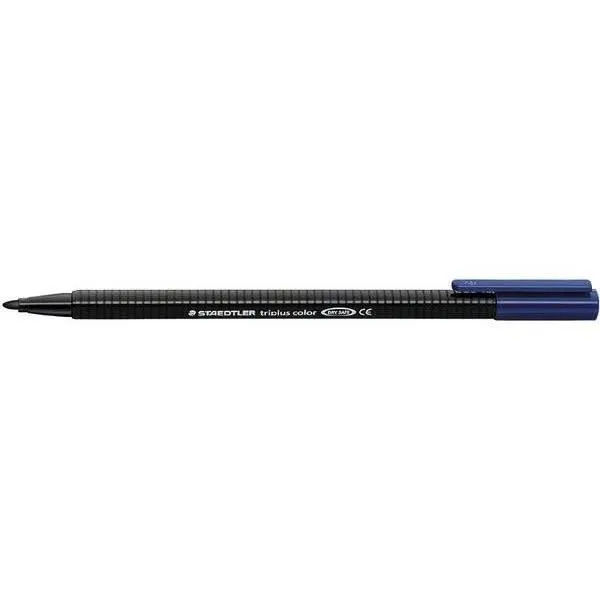 Feutre de coloriage - STAEDTLER - Triplus Color - Noir - Largeur 1 mm - Pointe résistante-0