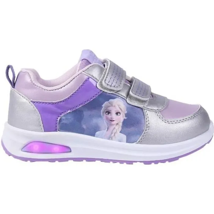 Disney Frozen Basket Fille Chaussures Lumineuse La Reine de Neiges-0