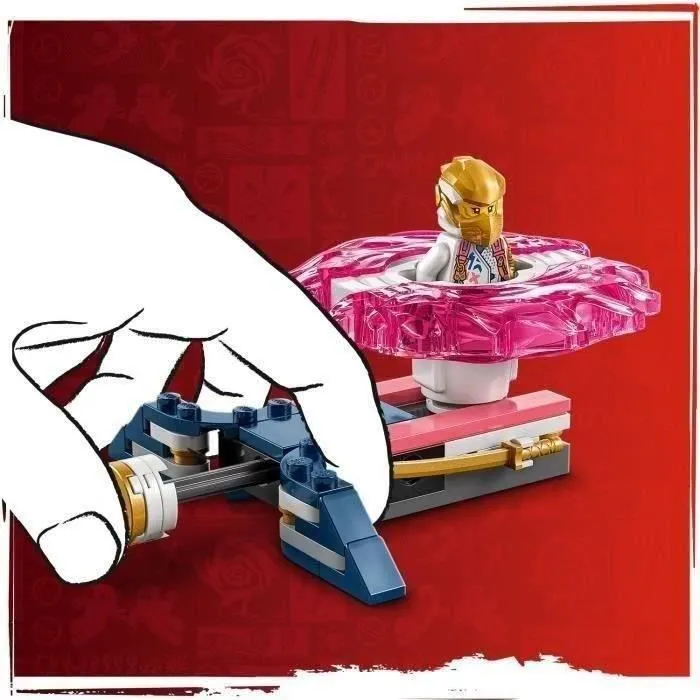 LEGO NINJAGO 71824 La toupie Spinjitzu du dragon de Sora - Jeu de construction dès 6 ans-6