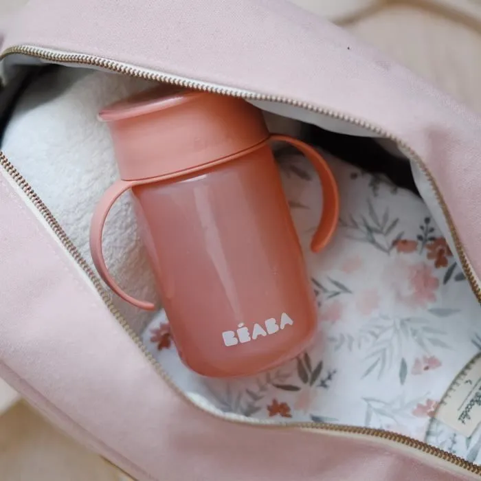 Tasse d'apprentissage 360° - BEABA - Rose - Pour Bébé - 340 ml - Plastique-3