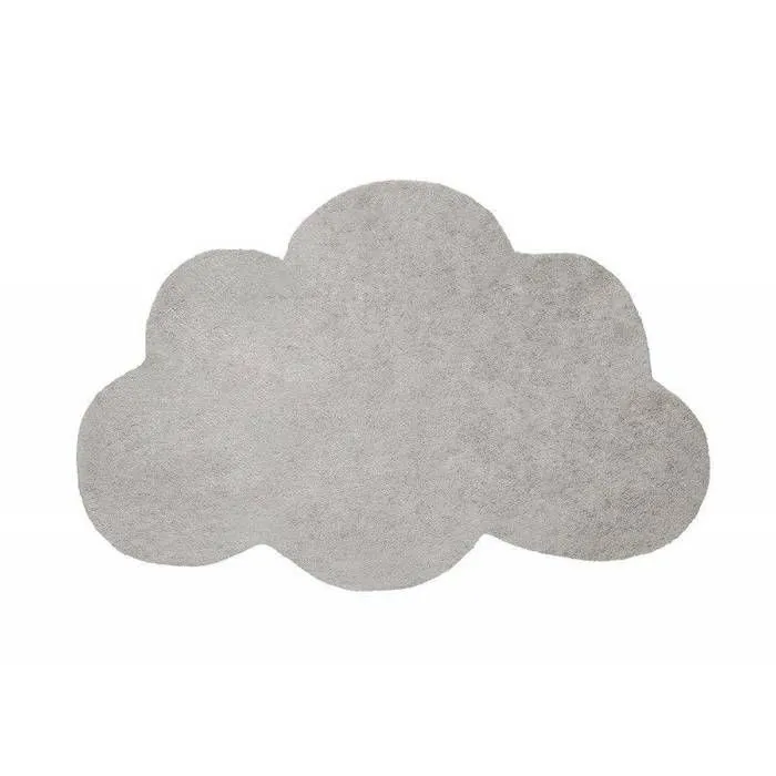 Tapis - Lilipinso - Nuage - Gris Foncé - 67 x 100 cm - Coton - Enfant-0