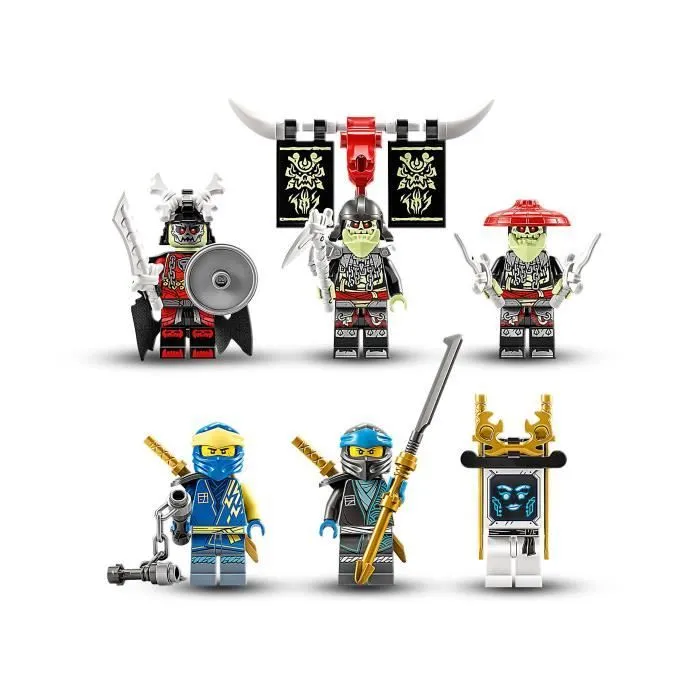LEGO® NINJAGO 71785 Le Robot Titan de Jay, Jouet pour Enfants, avec Minifigurines et Arbalète-2