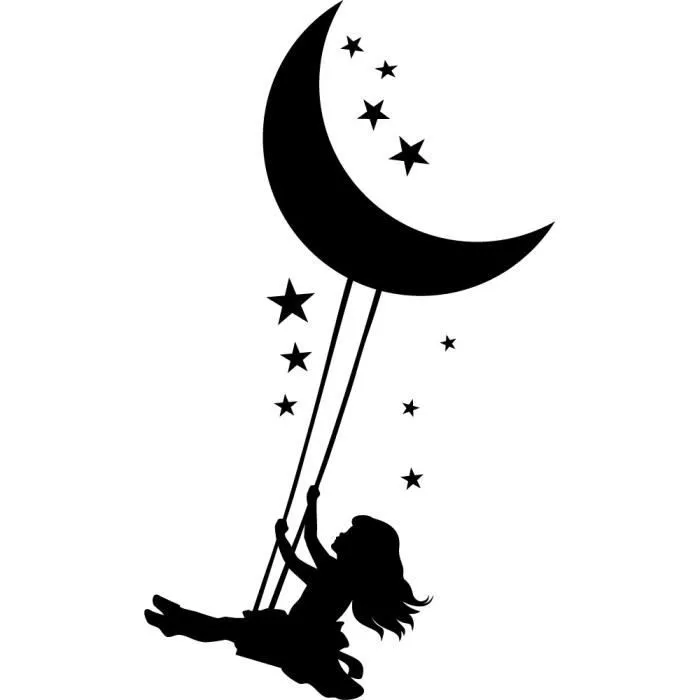 Stickers enfant - T-MK1161 - Lavande - 100x169 cm - Vinyle mat - 3 PARTIES-1