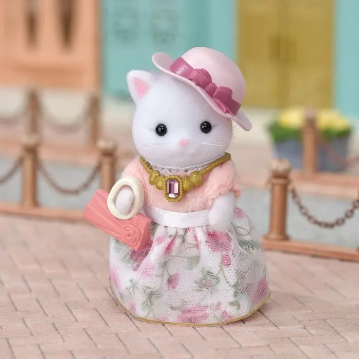 SYLVANIAN FAMILIES - 5461 - La valisette de mode et grande sœur chat persan - Le village-3