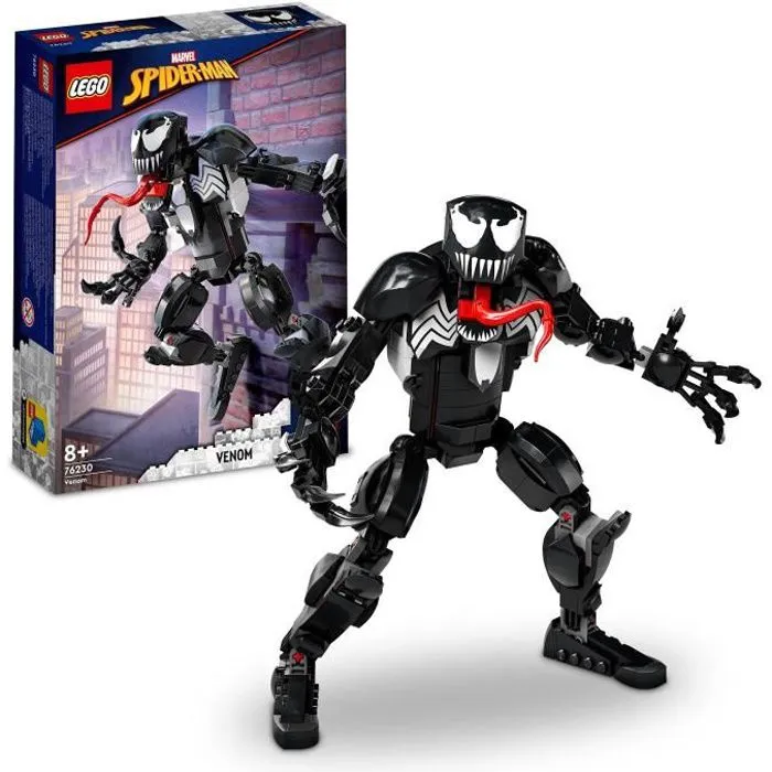 LEGO Marvel 76230 La Figurine de Venom, Figurine Alien à Construire, Cadeau Super-Héros-0