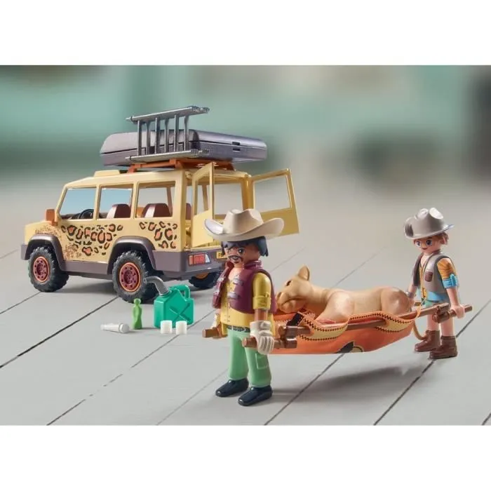 PLAYMOBIL 71293 Explorateurs avec véhicule tout terrain, Wiltopia, 98 pièces, Dès 4 ans-3