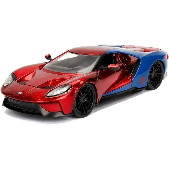 Véhicule miniature Jada Marvel Spiderman 2017 Ford GT 1:24 - Multicolore-1