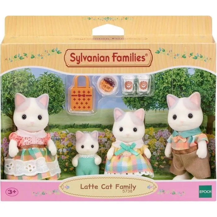 SYLVANIAN FAMILIES 5738 - La famille Chat Latté-1