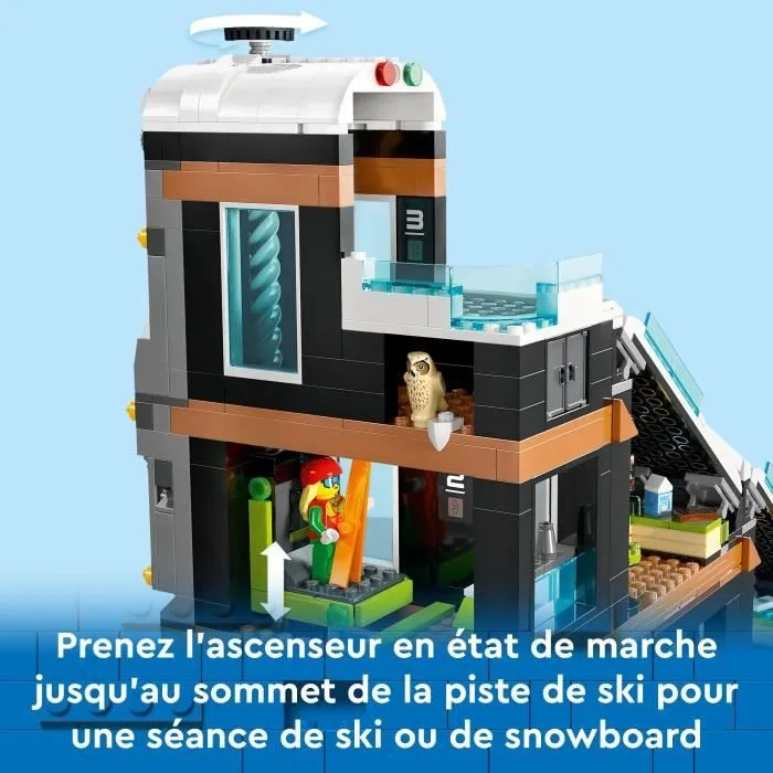 LEGO® City 60366 Le Complexe de Ski et d’Escalade, Jouet de Construction Modulaire pour Enfants Dès 7 Ans-3