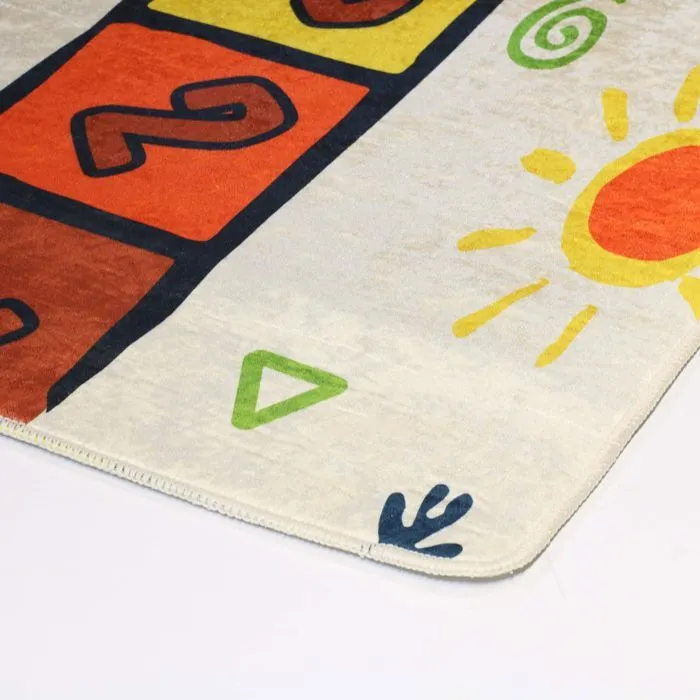 Tapis - MARELLE - Multicolore - 120x160 cm - Antidérapant - Lavable en machine-1